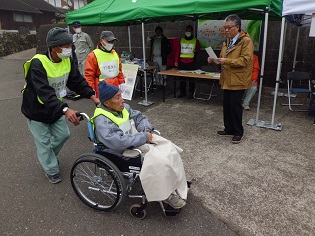 要援護者の誘導